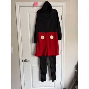 Rare Vintage Disney Store Mickey Mouse Costume Hoodie Pants Set Size S Halloween